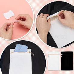 4Pcs 4 Styles Rectangle Canvas Cloth Packing Pouches Zipper Bags&nbsp;ABAG-PH0001-94