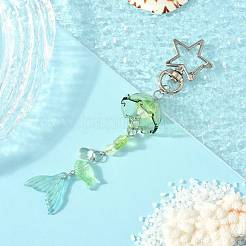 Glass & Lampwork & Acrylic Pendant Decorations&nbsp;KEYC-FS00033-05