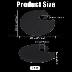 Plastic Watercolor Oil Palette&nbsp;AJEW-WH0696-656