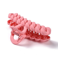 Large Frosted Acrylic Hair Claw Clips&nbsp;OHAR-PW0003-020E