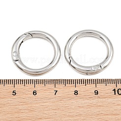 Zinc Alloy Spring Gate Rings&nbsp;AL-CBAC079-07P