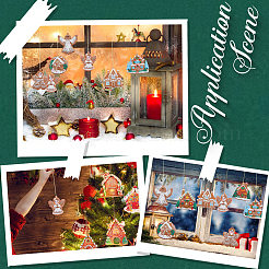 1Set Christmas Plastic Pendants&nbsp;DIY-SC0026-46B