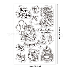 PVC Plastic Clear Stamps&nbsp;DIY-WH0448-0721