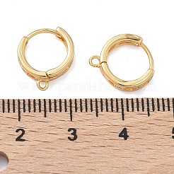 SHEGRACE Brass Hoop Earrings Findings&nbsp;XGR0151G-89G