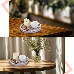Wood Jewelry Plate&nbsp;DIY-WH20013-73B