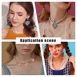 16Pcs 4 Style Rack Plating Alloy Enamel Pendants&nbsp;FIND-FH0003-21