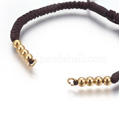 Nylon Cord Braided Bead Bracelets Making&nbsp;BJEW-F360-F05
