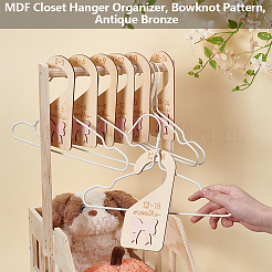 7Pcs MDF Closet Hanger Organizer&nbsp;AJEW-WH0752-034