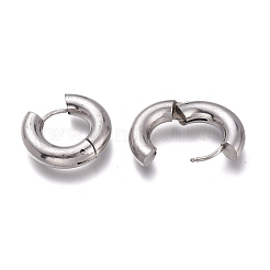 Tarnish Resistant 201 Stainless Steel Huggie Hoop Earrings&nbsp;EJEW-O095-05-14