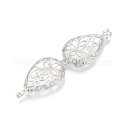 Brass Cage Pendant&nbsp;KK-T029-152P