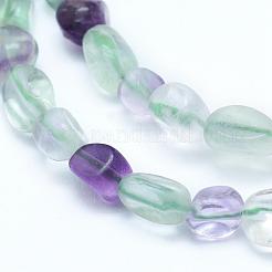 Natural Fluorite Beads Strands&nbsp;G-L550A-02