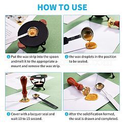 DIY Wood Wax Seal Stamp&nbsp;AJEW-WH0131-134