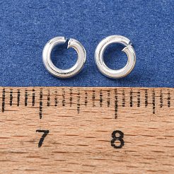 Brass Open Jump Rings&nbsp;KK-G604-08S-10