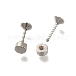 304 Stainless Steel Ear Plugs Gauges&nbsp;EJEW-M019-02P