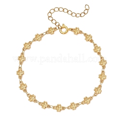 304 Stainless Steel Clover Link Chains Bracelets for Women&nbsp;BJEW-JB13431