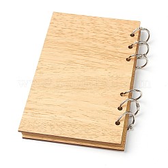 Wooden Wedding Guestbooks Notepad&nbsp;AJEW-H114-04