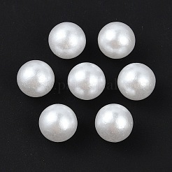 ABS Plastic Imitation Pearl Round Beads&nbsp;MACR-F033-8mm-24