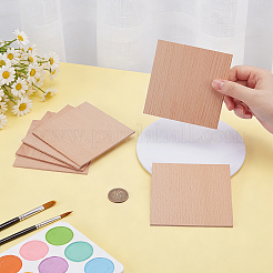 Square Wood Board&nbsp;FIND-WH0141-067B