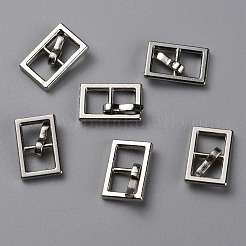 Mini Alloy Center Bar Buckles&nbsp;FIND-WH0135-34P