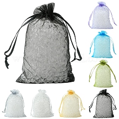 50Pcs Organza Bags Jewellery Storage Pouches Wedding Favour Party Mesh Drawstring Gift&nbsp;OP-FS0001-05C