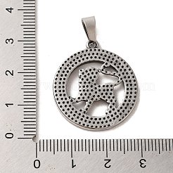 304 Stainless Steel Pendants&nbsp;STAS-C084-01G-AS