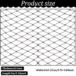 Big Eye Mesh Organza Veil&nbsp;DIY-WH0028-81B