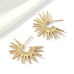 201 Stainless Steel Sun Stud Earrings&nbsp;EJEW-D084-14G