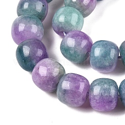 Dyed Natural White Jade Beads Strands&nbsp;G-T138-D18