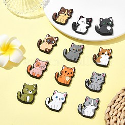 60Pcs 12 Colors Pet Theme PVC Plastic Cabochons&nbsp;FIND-CJ0002-56