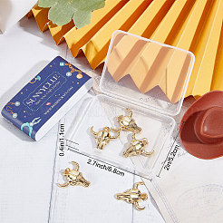 6Pcs Rack Plating Brass Pendants&nbsp;KK-SC0003-27
