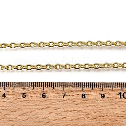 3MM 202 Stainless Steel Cable Chain Necklaces&nbsp;NJEW-C097-03G