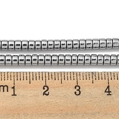 Electroplated Synthetic Non-magnetic Hematite Beads Strands&nbsp;G-K361-A02-03