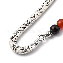 Tibetan Style Carved Alloy Bookmark&nbsp;AJEW-JK00161