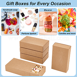 Kraft Paper Storage Gift Drawer Boxes&nbsp;CON-WH0095-56C