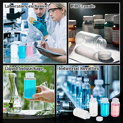 Plastic Wide Mouth Laboratory Reagent Bottles&nbsp;CON-WH0089-195B-01