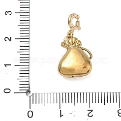 304 Stainless Steel Enamel Pendant Decorations&nbsp;SA-CBA4D1F-02G-D