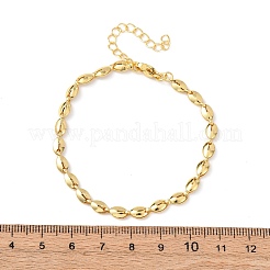 Brass Link Chain Bracelets for Women&nbsp;BJEW-C140-08G