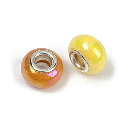 Opaque Resin European Beads&nbsp;RESI-C059-01F