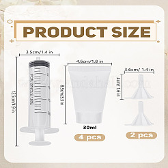 4Pcs PE Plastic Squeeze Bottle Sets&nbsp;MRMJ-LP0001-25