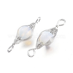 Synthetic Opalite Links Connectors&nbsp;G-K305-A04-P
