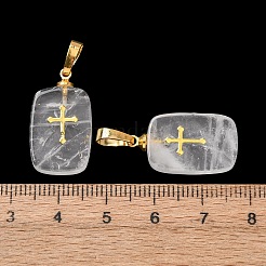 Natural Quartz Crystal Pendants&nbsp;G-G461-06G-05