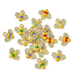 20Pcs 5 Colors Alloy Enamel Charms&nbsp;ENAM-FS0001-75