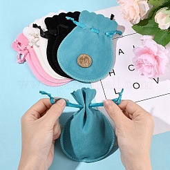 8Pcs 4 Colors Double Sided Velvet Bags&nbsp;TP-YW0001-06B