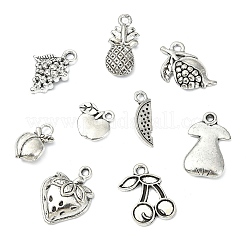 90Pcs 9 Styles Tibetan Style Alloy Pendants&nbsp;TIBEP-CJ0003-58