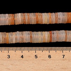 Natural Honey Jade Beads Strands&nbsp;G-G329-B02-8x1mm