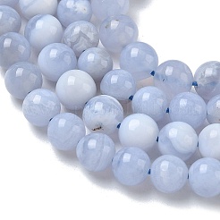Natural Blue Lace Agate Beads Strands&nbsp;LS-G-F222-30-6mm-01