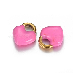 Ion Plating(IP) 304 Stainless Steel Charms&nbsp;STAS-I157-06G-02