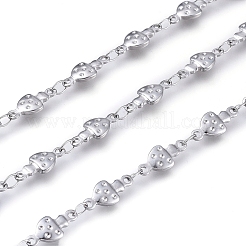 Tarnish Resistant Autumn Theme 304 Stainless Steel Link Chains&nbsp;CHS-G014-11P