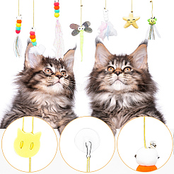 7Pcs 7 Styles Plush Toy&nbsp;AJEW-GO0001-15