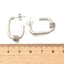 201 Stainless Steel Stud Earrings&nbsp;EJEW-Q026-10P